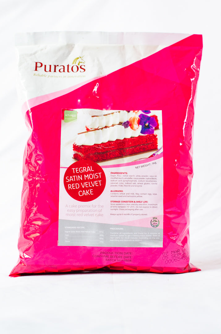 Puratos Tegral Moist Red Velvet Cake Premix 1kg