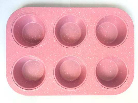 3oz 6-hole Pastel Muffin Pan