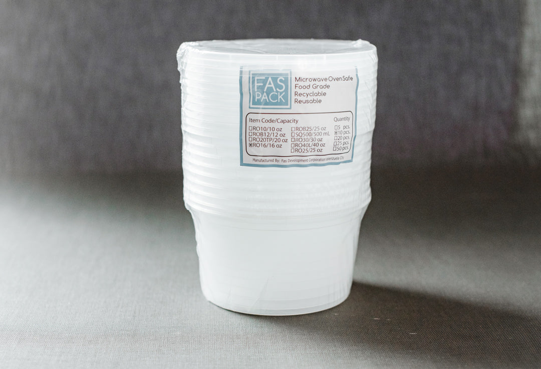 Round Microwavable Clear Pack 10s