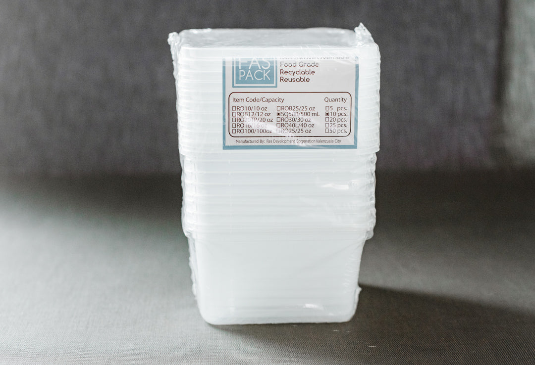 Square Microwavable Clear Pack