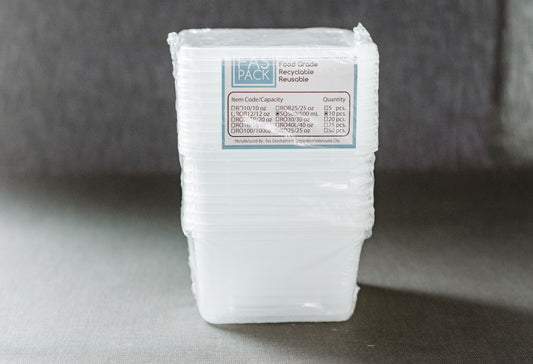 Square Microwavable Clear Pack