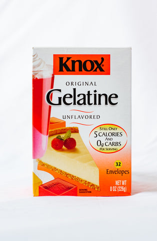Knox Gelatine Unflavored 1 Box of 32 Envelopes